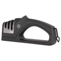 MasterChef 3-in-1 Knife Sharpener Recycled ABS Plastic, Steel, Ceramic Black