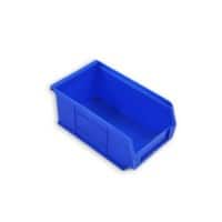 EXPORTA Storage Bin Plastic Blue 100 x 75 x 165mm Pack of 20