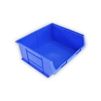 EXPORTA Storage Bin Plastic Blue 420 x 182 x 375mm Pack of 5