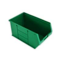 EXPORTA Storage Bin Plastic Green 205 x 182 x 350mm Pack of 5
