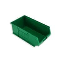 EXPORTA Storage Bin Plastic Green 205 x 132 x 350mm Pack of 10