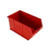 EXPORTA Storage Bin Plastic Red 205 x 182 x 350mm Pack of 5