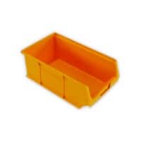 EXPORTA Storage Bin Plastic Yellow 205 x 132 x 350mm Pack of 10