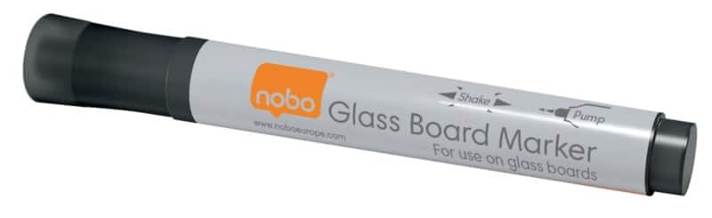 Nobo Whiteboard Marker Black Pack of 4