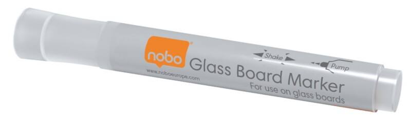 Nobo Whiteboard Marker White Pack of 4