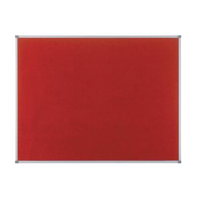 Nobo Classic Notice Board Felt Red 1200 x 900 mm