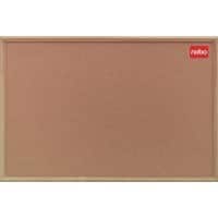 Nobo Cork Noticeboard with Oak Frame Brown 120 x 90 cm