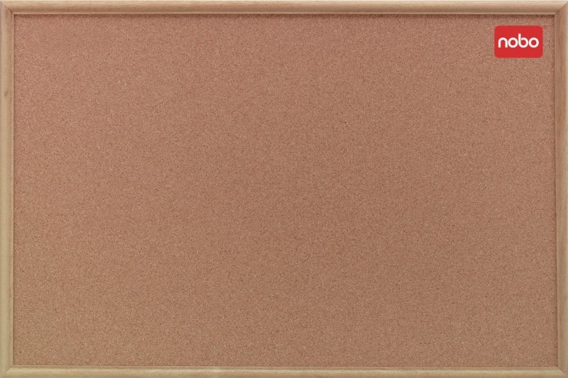 Nobo Cork Noticeboard with Oak Frame Brown 180 x 120 cm