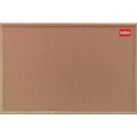 Nobo Cork Noticeboard with Oak Frame Brown 180 x 120 cm
