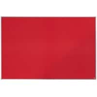 Nobo Felt Noticeboard with Aluminium Trim Red 1800 x 1200 mm