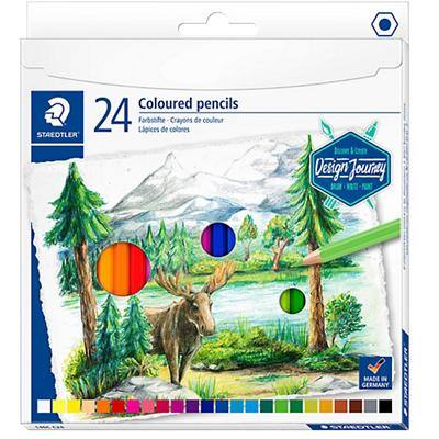 STAEDTLER Coloured Pencil Design Journey Assorted Pack of 24