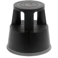 GPC Stel Stool GA009Z Black Plastic