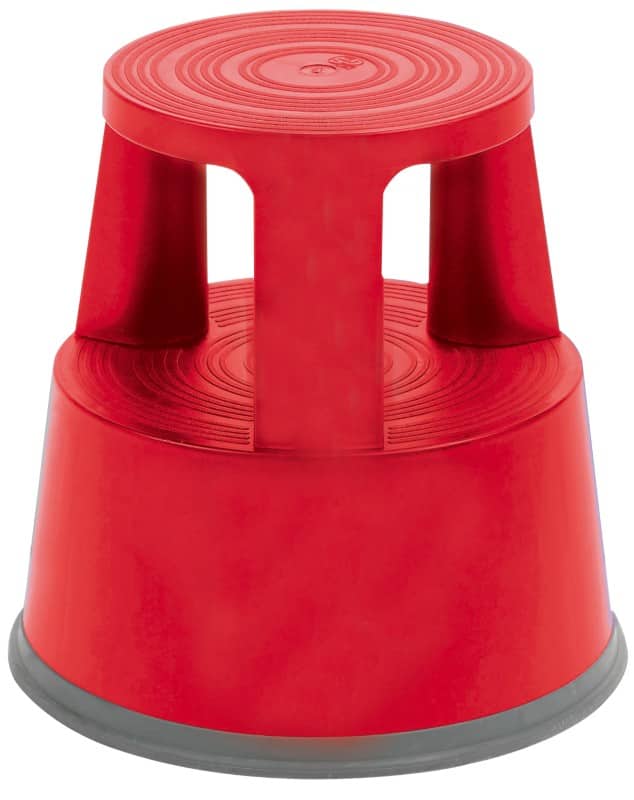 GPC Stel Stool GA009Z Red Plastic