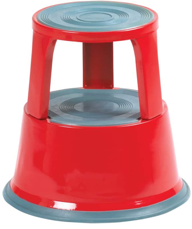 GPC Stel Stool GA009Z Red Steel