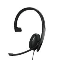 EPOS ADAPT 100 Series Wired Headset Over-the-head,Over-the-ear USB-C Noise Cancelling with Microphone Mono 130 USB-C II Black