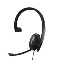 EPOS ADAPT 100 Series 135 USB II Wired Mono Headset Over-the-head, Over-the-ear With Noise Cancellation USB With Microphone Black