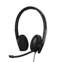 EPOS ADAPT 100 Series Wired Headset Over-the-head, Over-the-ear USB-C Noise Cancelling with Microphone Stereo 160T USB-C II Black