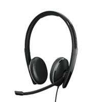 EPOS ADAPT 100 Series 165T USB-C II Wired Stereo Headset Over-the-head, Over-the-ear Noise Cancelling with Microphone Black