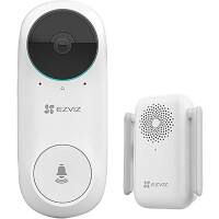EZVIZ Smart Security Doorbell Camera DB2C White
