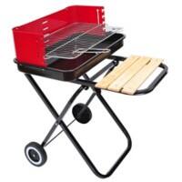 Outsunny BBQ Grill 01-0559 Iron Black, Red
