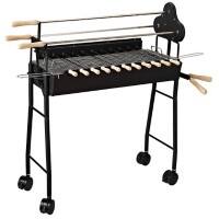 Outsunny BBQ Grill 01-0567 Metal  Black
