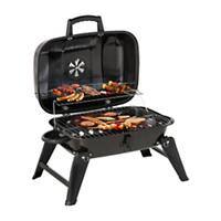 Outsunny BBQ Grill 846-023 Iron, Porcelain Black