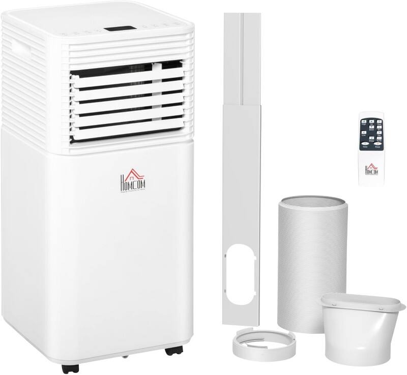 HOMCOM Mobile Air Conditioner 823-006V71 White 338 mm x 354 mm x 698 mm