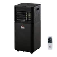 HOMCOM Mobile Air Conditioner 823-010V70 Black 325 mm x 305 mm x 678 mm