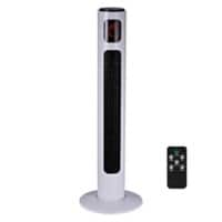 HOMCOM Tower Fan 824-005WT 70° 45W Black, White 960 mm