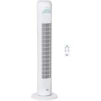 HOMCOM Tower Fan 824-015V70WT 70° 45W White 770 mm