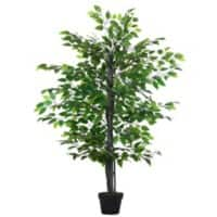 Outsunny Artificial Tree 844-339 Light Green, Deep Green  200 mm x 200 mm x 1450 mm