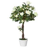 Outsunny Artificial Tree 844-340WT White, Green  180 mm x 180 mm x 900 mm