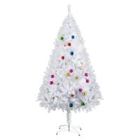 HOMCOM Christmas Tree 02-0352 White  1050 mm x 1050 mm x 1800 mm