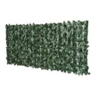 Outsunny Artificial Leaf Screen Panel 844-199 Dark Green 2400 mm x 1000 mm