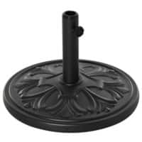 Outsunny Parasol Base 84D-046BK Water proof HDPE, Cement, Metal Black