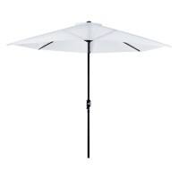 OutSunny Parasol Water-Resistant Metal, Polyester Cream