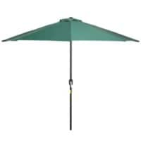 Outsunny Parasol 84D-008GN Metal, Polyester Green