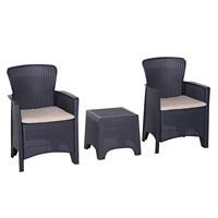 Outsunny Patio Dining Set 84B-322V70 Graphite, Beige