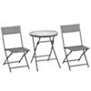 Outsunny Patio Dining Set 863-069 Grey