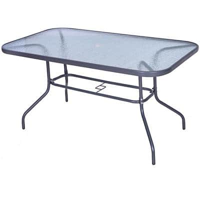 Outsunny Patio Table 84B-376V01 Metal