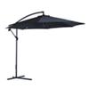 Outsunny Patio Umbrella 01-0217 Metal, Polyester Black