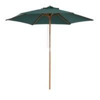 Outsunny Patio Umbrella 01-0213 Polyester, Wood Green