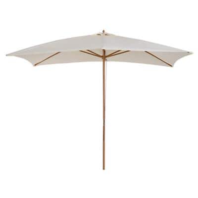 Outsunny Patio Umbrella 01-0215 Polyester, Wood Cream