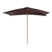 Outsunny Patio Umbrella 01-0580 Polyester, Wood Coffee