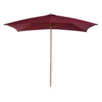 Outsunny Patio Umbrella 01-0581 Polyester, Wood Wine red