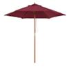 Outsunny Patio Umbrella 01-0583 Polyester, Wood Wine Red