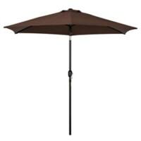 Outsunny Patio umbrella 84D-032CF Aluminum, Metal, Polyester Coffee