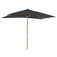 Outsunny Patio Umbrella 84D-057CG Polyester, Wood Grey