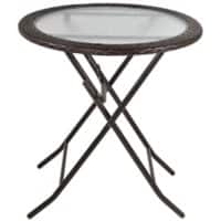 OutSunny Rattan Folding Table 861-036