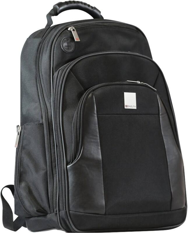 Monolith Laptop Bag 3012 15.6 Inch PL (Polyester) Black 32.5 x 16 x 44 cm